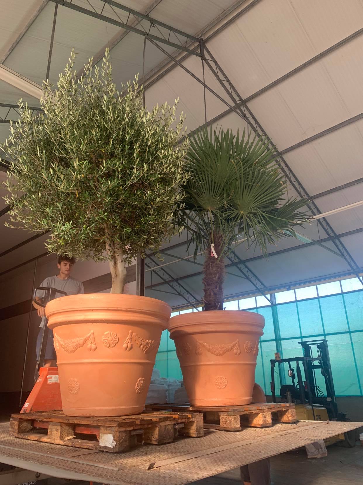 bloempotten plastic groot